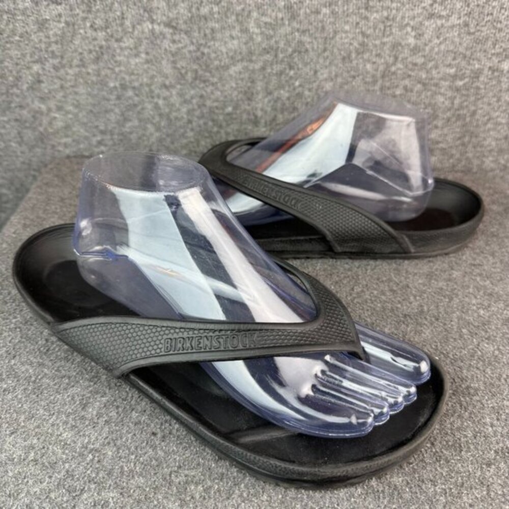 Birkenstock EVA‎ Black Unisex Thong Sandals Size 38|US 7-7.5